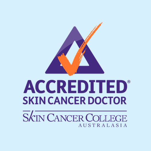 Skin Cancer College Australasia Accredited Skin Cancer Doctor logo