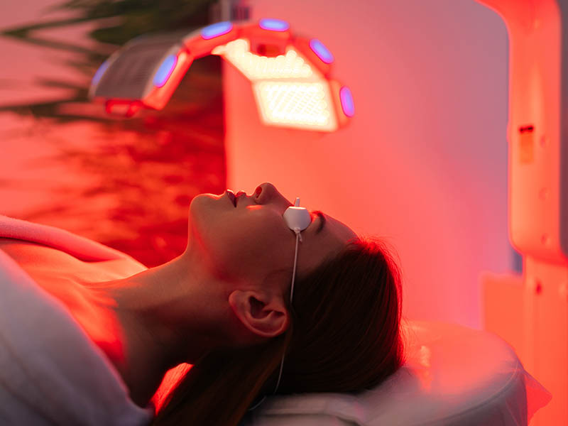 PDT Photodynamic therapy. Red light LED HEalite