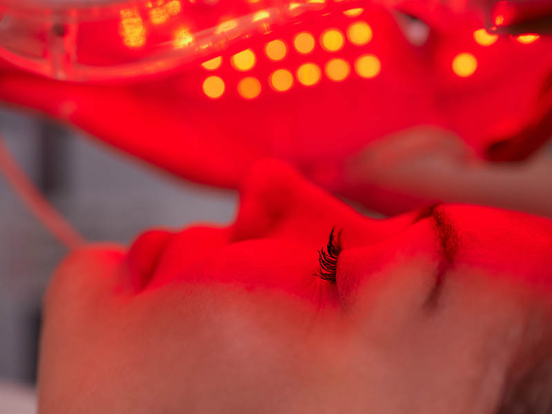 Photodynamic therapy. Red light LED Healite